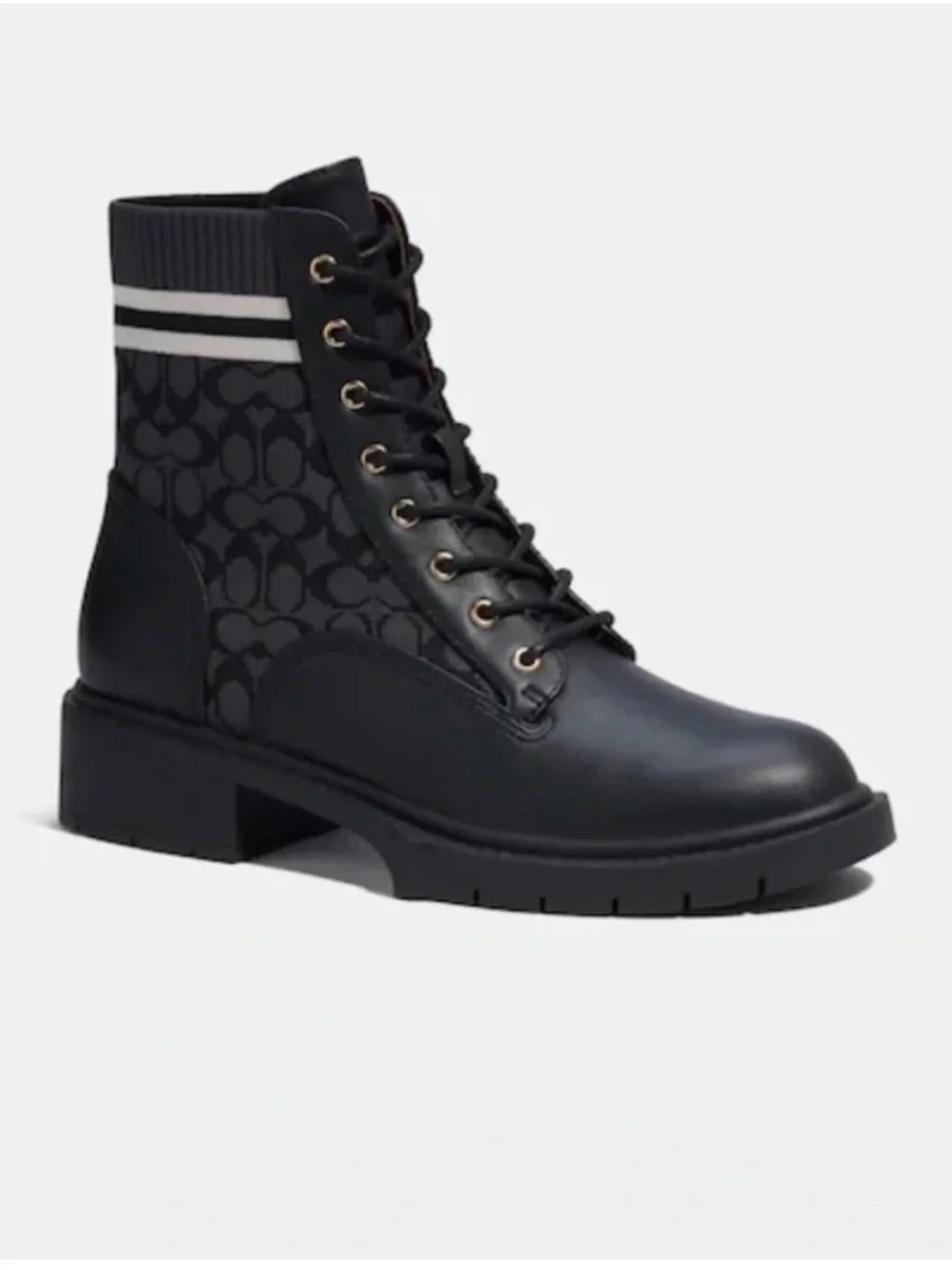 Coach Livia Signature Combat Boot